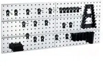 raaco 109642 Werkzeughaken Lochpaneel x 2 + 28 Clips (B x H x T) 1040 x 440 x 11 mm 1