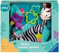 Play+ F&uuml;hlen, rasseln, spielen (Geschenk-Set: Zebra) - ab 0 Monate