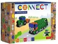 CONNECT M - M&uuml;llwagen / Trecker mit Anh&auml;nger 190 Teile + Anleitung