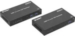 SpeaKa Professional SP-USBE-830 7+2 Port KVM-Extender &uuml;ber PC steuerbar Schwarz