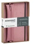 Age Bag, Set Nomaddict, Notizbuch A5 My.essential liniert + Federm&auml;ppchen, rosa