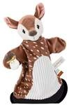 Schmusetuch Handpuppe Rehkitz 2in1 26x25cm auf