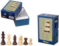 Schachfiguren Jovinus, K&ouml;nigsh&ouml;he 76 mm, in Set-Up Box