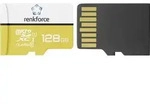 Renkforce RF-mSDXC-128GB microSD-Karte 128GB Class 10, UHS-Class 1, UHS-I inkl.