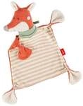 Sigikid 31018 - Schnuffeltuch Fuchs, beige gestreift, Baumwolle, 20x4x26cm