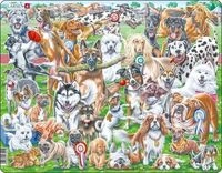 Puzzle - S&uuml;&szlig;e und verspielte Hunde (Selfie/Gruppenbild)
