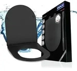 WC Sitz Mod. Galati Anthrazit matt, Toilettendeckel in D-Form mit...