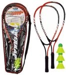 Power Badminton Set 2 Schl&auml;ger und 3 B&auml;lle 6 Teile