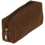 Stiftm&auml;ppchen Cord braun 23x5x9,5cm