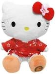 Hello Kitty Kimono Pl&uuml;sch 24 cm