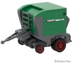 Bausteinsatz Brixies Plus Fendt Rotana F gr&uuml;n