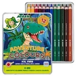 JOLLY Buntstifte X-BIG Adventure Colours 12er Metall Etui