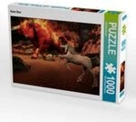 CALVENDO Puzzle Roter Stier 1000 Teile Lege-Gr&ouml;&szlig;e 64x48cm Foto-Puzzle f&uuml;r