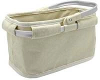 Cord-Tragekorb Pure Sand, leer