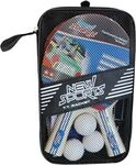 New Sports Tisch Tennis-Set, 2 Schl&auml;ger, 3 B&auml;lle, mit Netz
