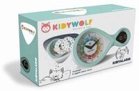 KIDYWOLF - Analoger & digitaler Wecker t&uuml;rkis