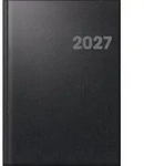 BRUNNEN 1076361907 Buchkalender Mod. 763 2027 A4, Kunststoff, vulkanschwarz