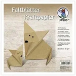 URSUS Faltbl&auml;tter Kraftpapier 20x20cm