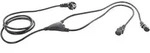 HAWA 1008274 Kaltger&auml;te Y-Kabel Schwarz 2.35m