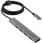 Renkforce RF-6700798 USB-Hub 4 Port USB-A USB 3.2 Gen2 10 GBit/s mit USB-C&reg;...