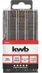 Kwb 424290 HSS Titan Metall-Spiralbohrer-Set 20teilig 0.3 mm, 0.35 mm, 0.4 mm, 0.45