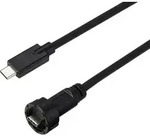 USB-C&reg; 3.1 Stecker auf Stecker IP67 (Gewinde) Kabel 0,5m