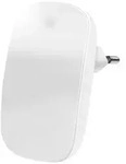 LogiLink LED014 LED014 LED-Nachtlicht mit D&auml;mmerungssensor Oval LED Warmwei&szlig; Wei&szlig;