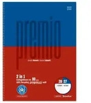 Staufen Collegeblock premio Twice 2in1 Lineatur 27/28 liniert/kariert 80 Blatt 90g/m2