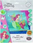 Craft Buddy CCK-DNY803 - Crystal Art, Ariel die Meerjungfrau, 18x18cm