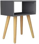 Nachttisch mit Ablagefach 45x30x56 cm Singol M