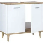 Holz Badm&ouml;bel Badunterschrank Waschbecken Landos