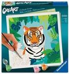 CreArt, Malen nach Zahlen Adults Trend - Wilder Tiger