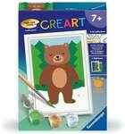 CreArt, Malen nach Zahlen Kinder - Kleiner B&auml;r