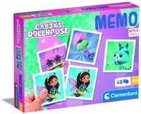 Kinderspiel Gabby's Dollhouse Memo Kompakt mit 48 Karten