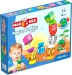 Geomag 54202 - Magicube 310 Magic Stacking Safari, 16-teilig, Kunststoff,