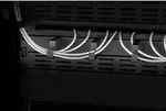 Renkforce RF-3429148 19 Zoll Netzwerkschrank-Kabelf&uuml;hrung 1 HE Schwarz