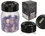 Spardose mit Z&auml;hlwerk und digitalem Display