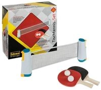 Idena Tischtennis Set Netz 2 Schl&auml;ger 2 B&auml;lle 5 Teile