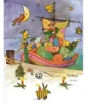 Janoschs Adventskalender Weihnachtsschiff