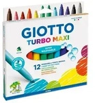 GIOTTO Filzstifte Turbo Maxi 5mm 12 St&uuml;ck Kartonetui