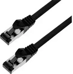 BKL Electronic 144004 RJ45 Patchkabel CAT 8.1 S/FTP 3m Schwarz Halogenfrei 1St.