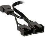PC-L&uuml;fter Y-Kabel [1x PC-L&uuml;fter Buchse 4pol. - 3x PC-L&uuml;fter Buchse 4pol.] 0.35 m
