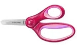 Edding Fiskars Glitter Kinderschere ab 6 Jahre, 13 cm pink