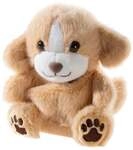 Heunec 160675 - Chagiya Hund hellbraun, Antistress-Tier, Pl&uuml;sch, 13cm