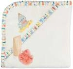 Puppen-Bade-Set ''Ahoi'' mit Kaputzenbadetuch aus Flauschmaterial mit Holz-Sha