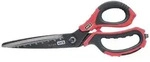 4K5 Tools 600.500A Universalschere Linksh&auml;nder, Rechtsh&auml;nder Schwarz/Rot
