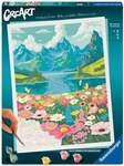 CreArt Adults Trend - Blumenmeer am Bergsee