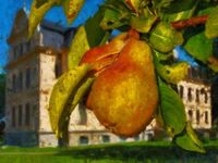 CALVENDO Puzzle Schloss Ribbeck und die Birnen 1000 Teile Puzzle quer 1000 Teile