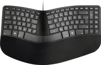 Matias FK313PC-DE Sculpted Ergonomic Wired Keyboard for PC USB Tastatur Deutsch,