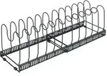 Topfdeckelhalter und Pfannenhalter 2in1, ausziehbar, mit rutschsicheren